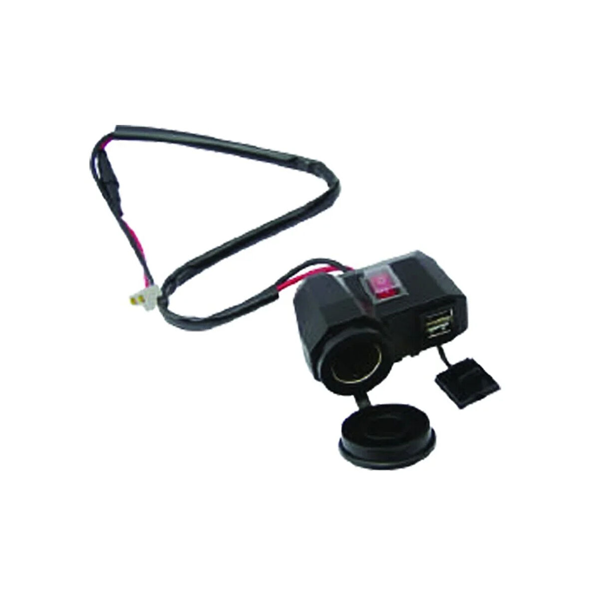 MOTOSİKLET USB ŞARJ SETİ ANAHTARLI