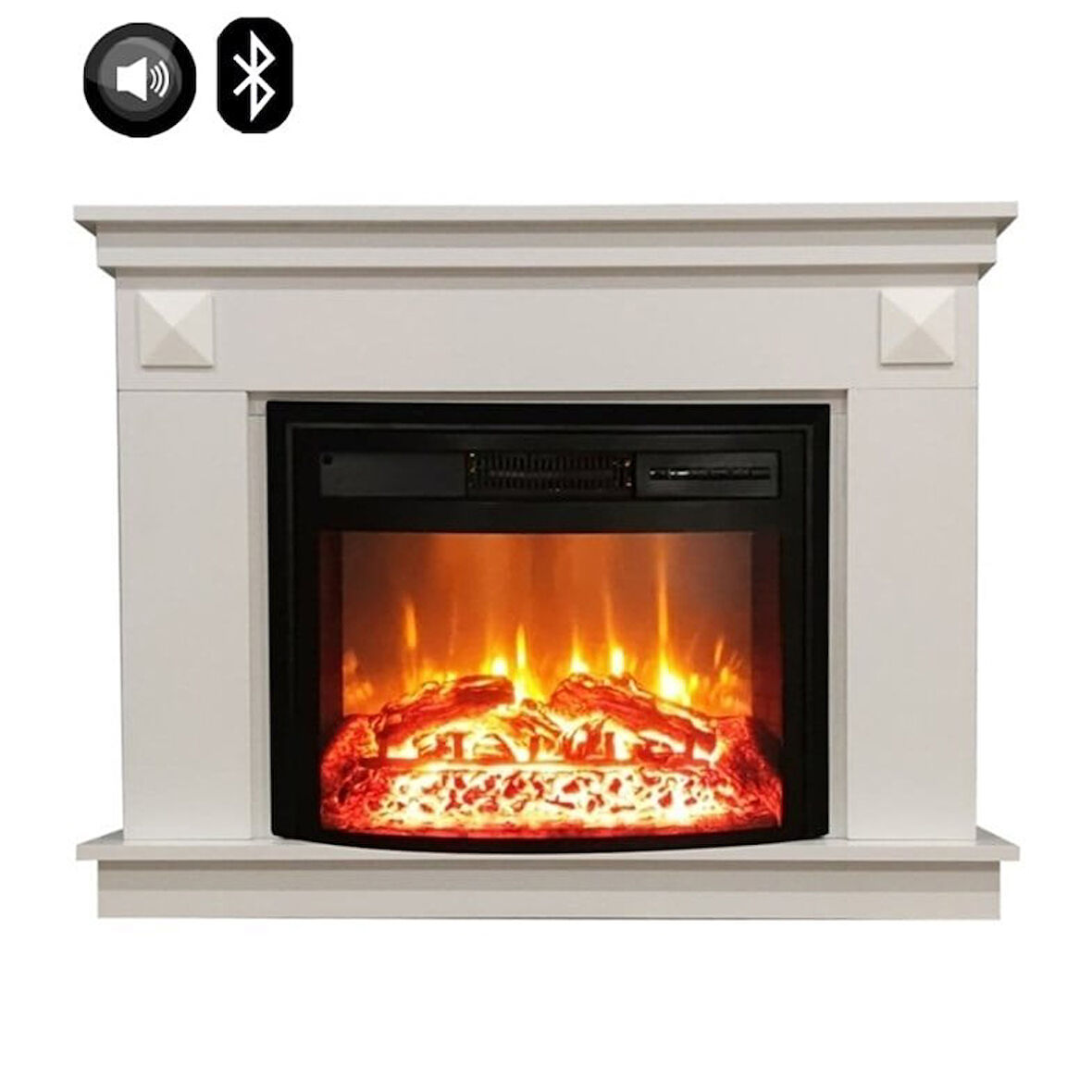 Dlc Penida 1800 Watt Bluetooth ve Ses Efektli Dekoratif Elektrikli Şömine