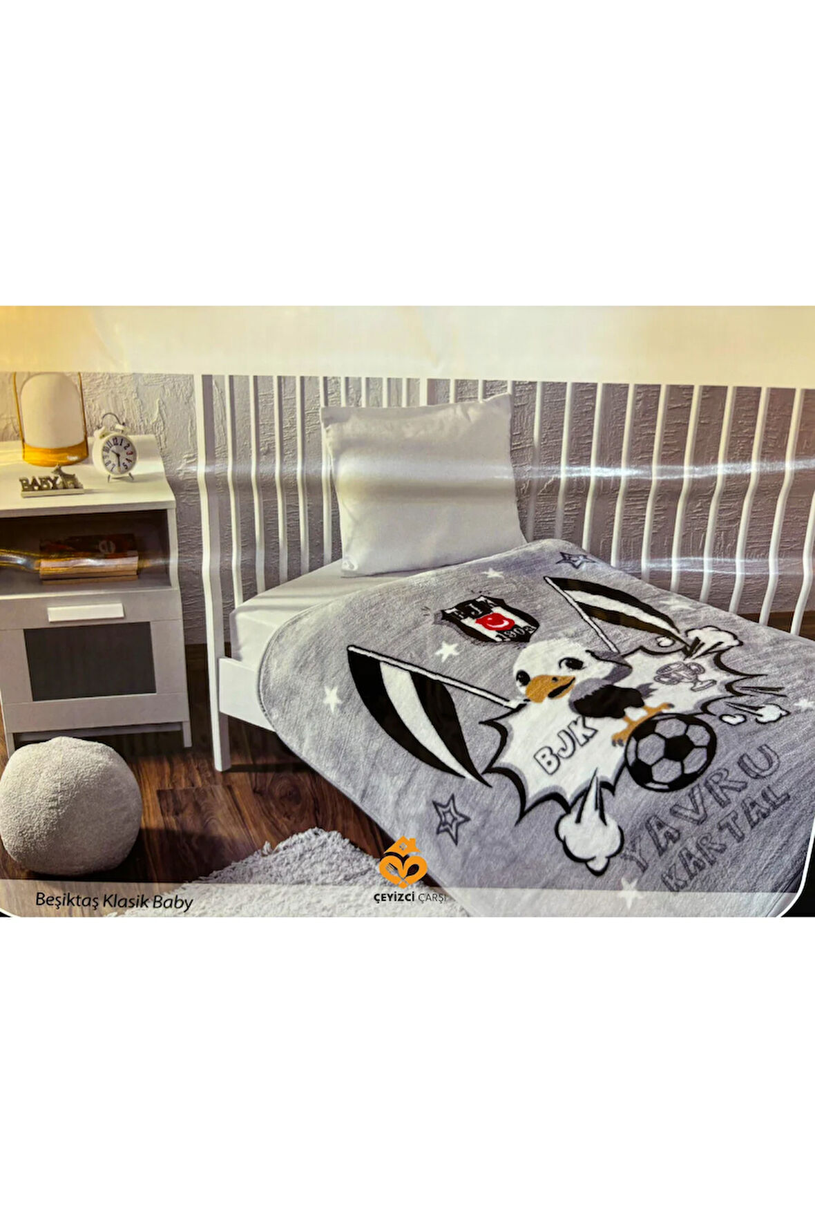 Beşiktaş Çocuk Battaniyesi – Lisanslı, Yumuşak ve Şık Tasarım