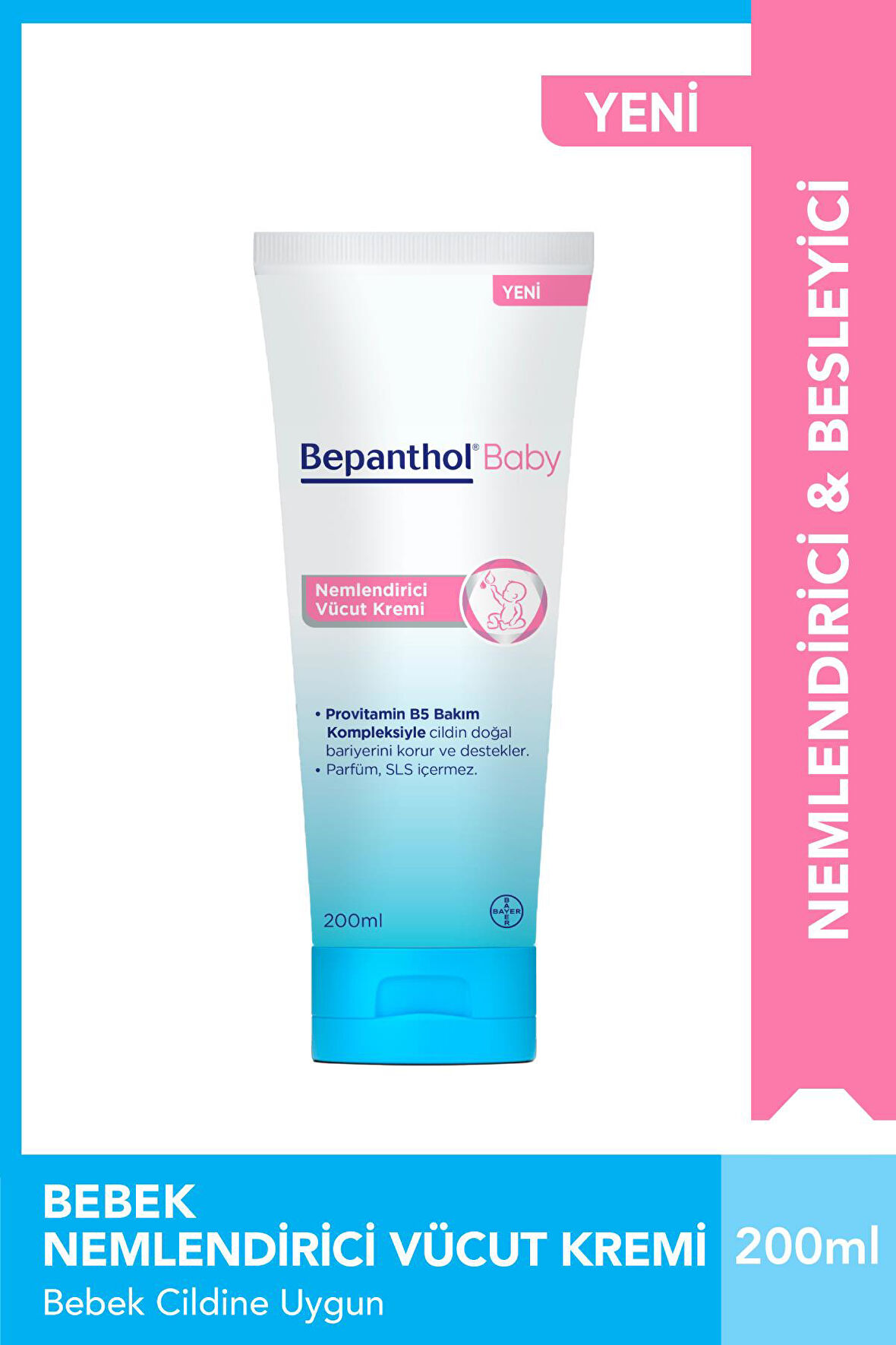 Bepanthol Baby Nemlendirici Vücut Kremi 200 ml