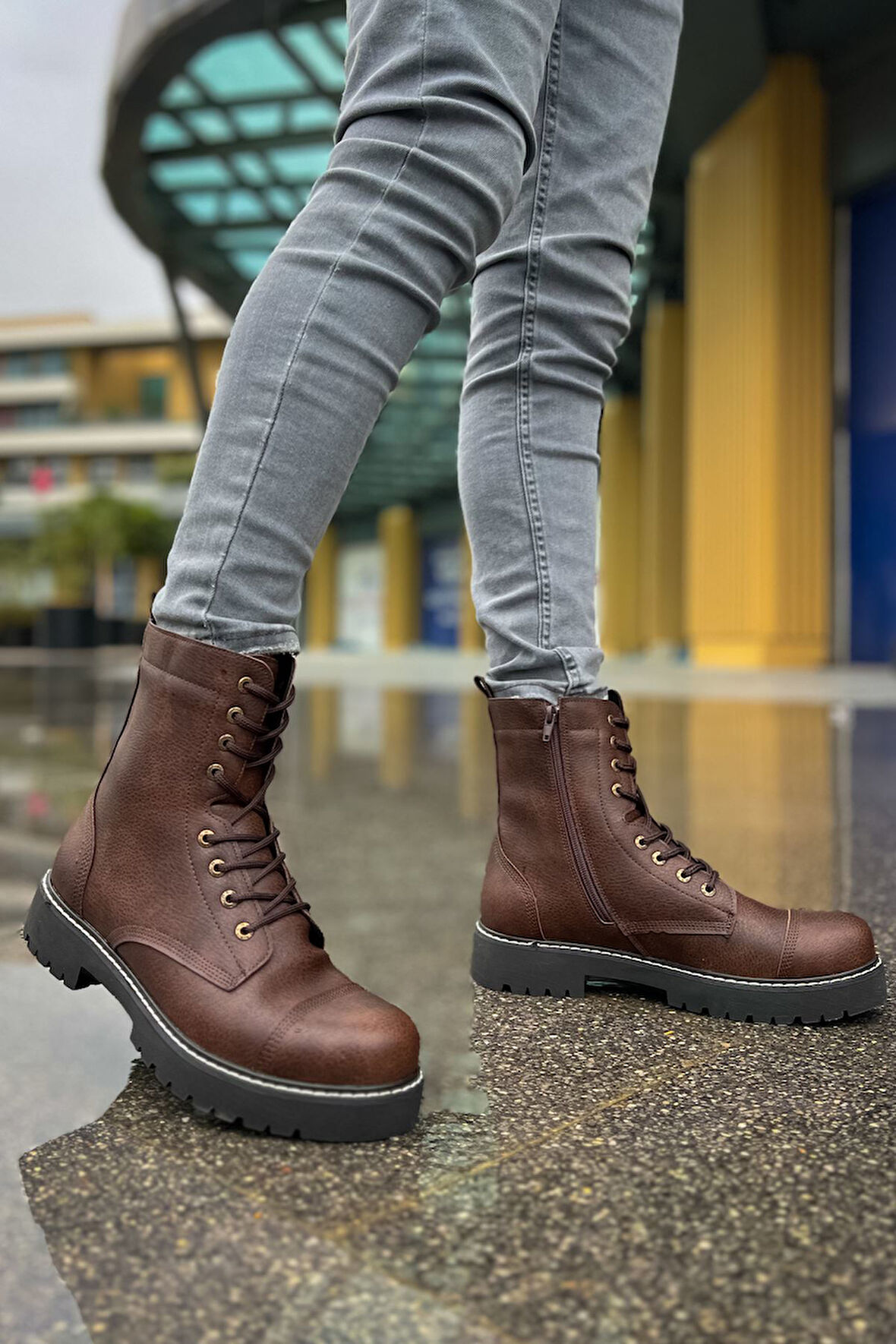 CH009 - CST Military Erkek Bot KAHVE