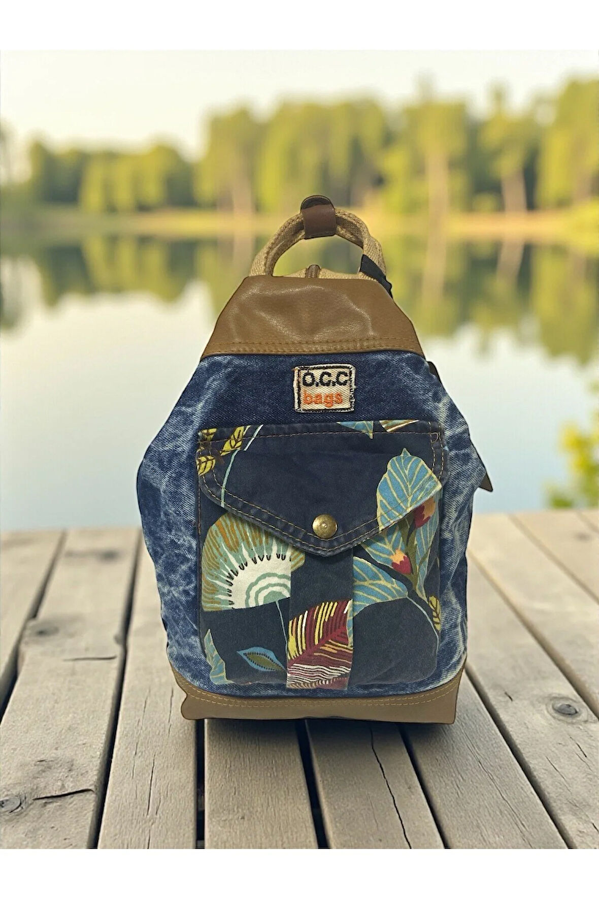 Kaliteli Küçük Boy Tek Gözlü Vintage Salaş Disayn Sırt Günlük Gezi Trekking Çantası S boy 19cmx32cm