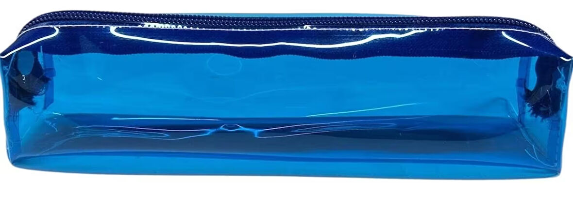 renkli Tasarım Kalemlik & Makyaj Çantası - Mavi Çok Amaçlı Organizer