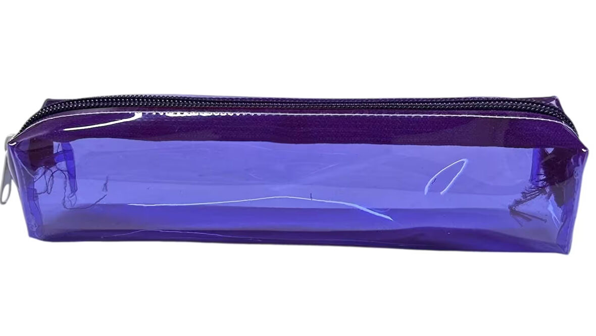 renkli Tasarım Kalemlik & Makyaj Çantası - Mor Çok Amaçlı Organizer