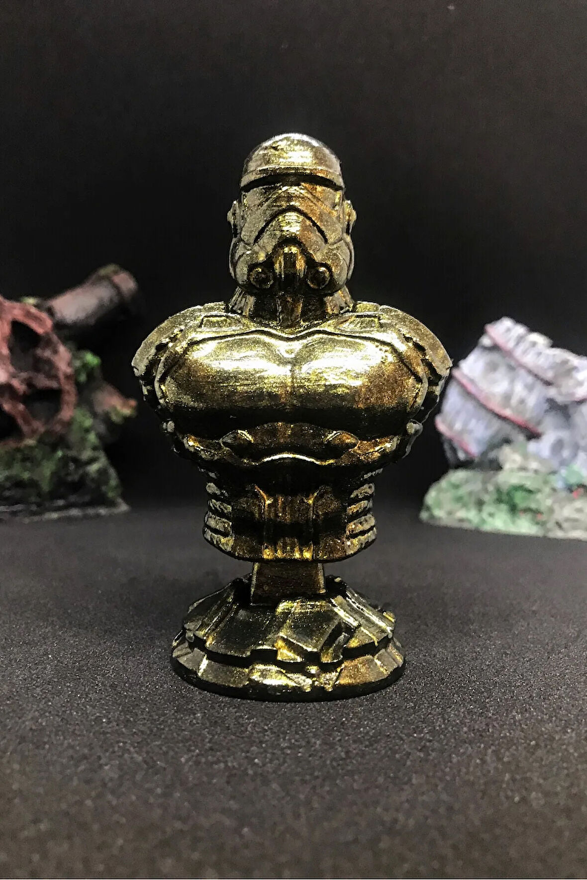 Star Wars Stormtrooper Büst 10cm - Gold Efekt