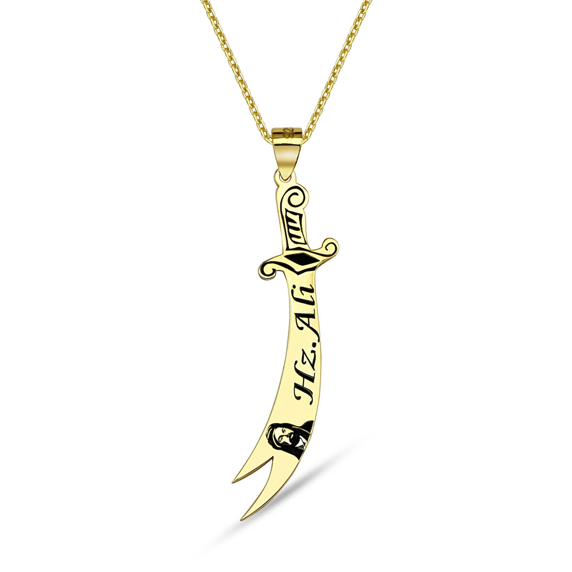 Zülfikar Kolye - Altın