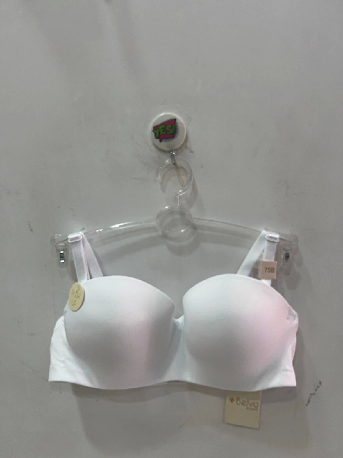 Belvü Kadın Straplez Dolgusuz Mikro Kumaş Beyaz Sütyen - 1110