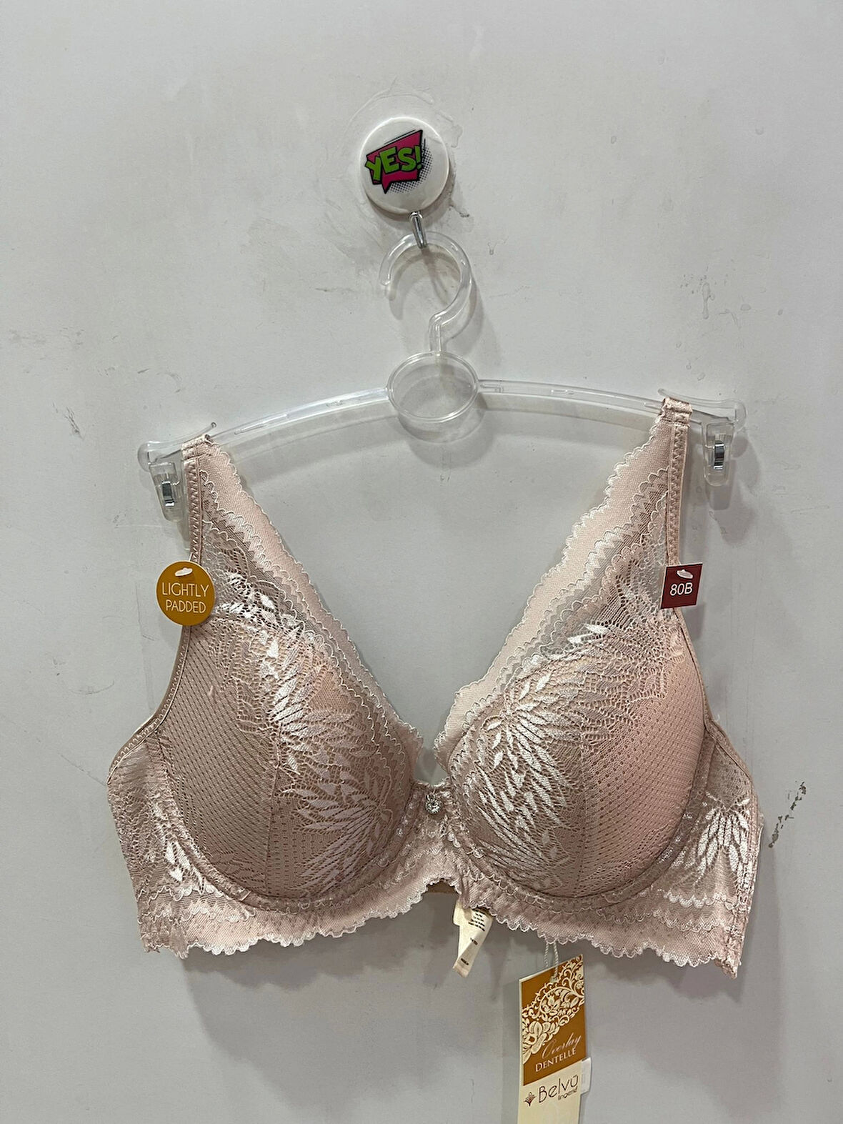 Belvü Dantel Detaylı Dolgusuz Açık Vizyon Kadın Sütyen - 1159