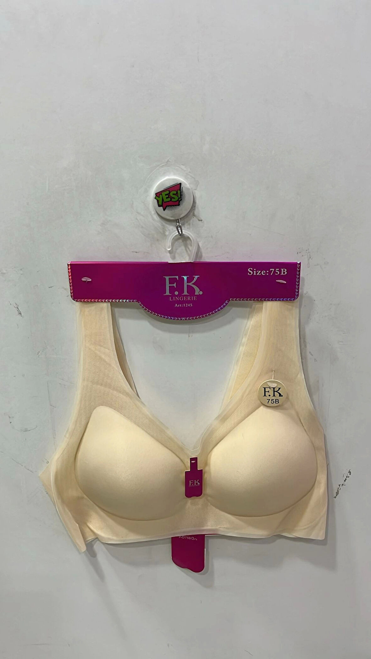 Kadın Lazer Kesim Balensiz Hafif Destekli Ten Sütyen - 1245