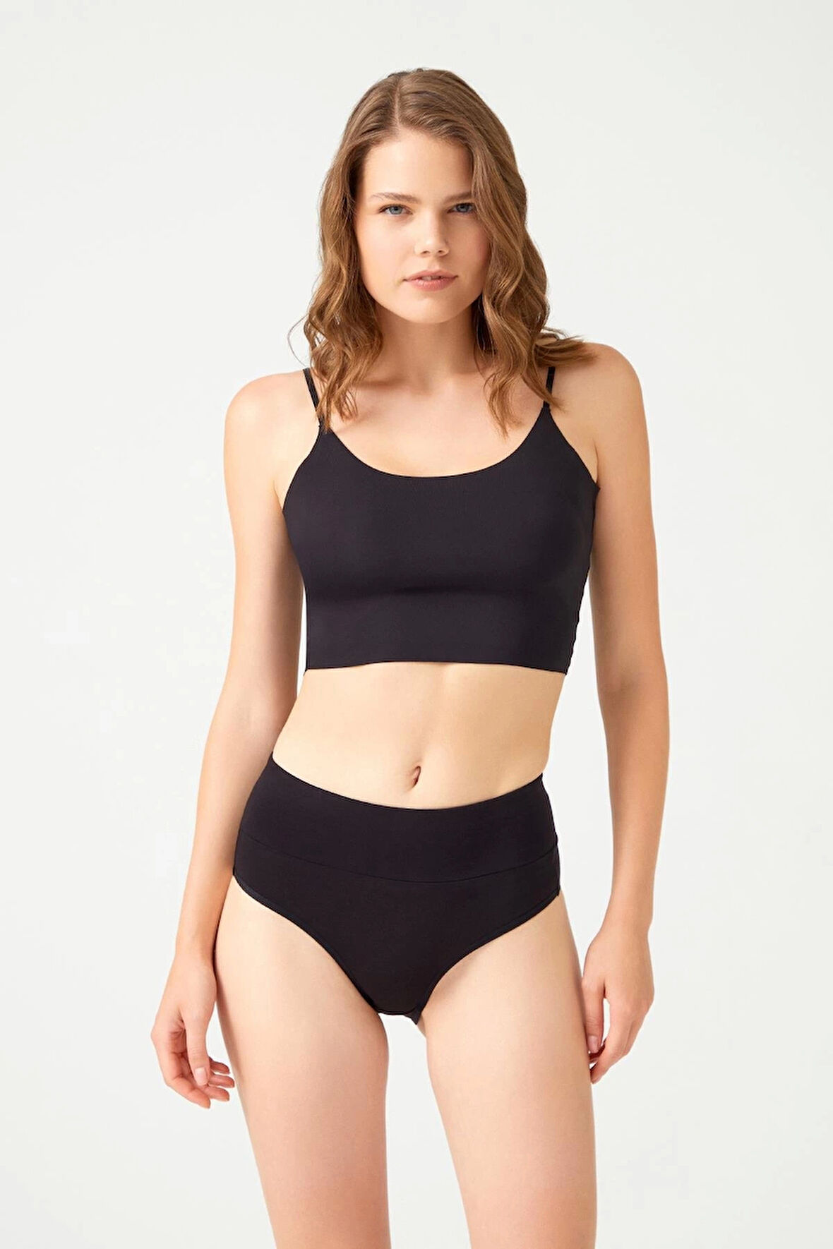 COTONHİLL Pamuklu Yüksek Bel Toparlayıcı Kadın Bikini Külot
