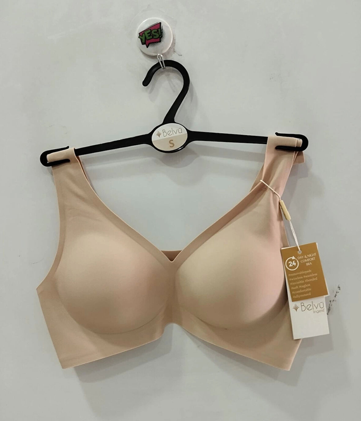 Belvü Kadın Lazer Kesim Çıkarılabilir Pedli Ten Sütyen -1231