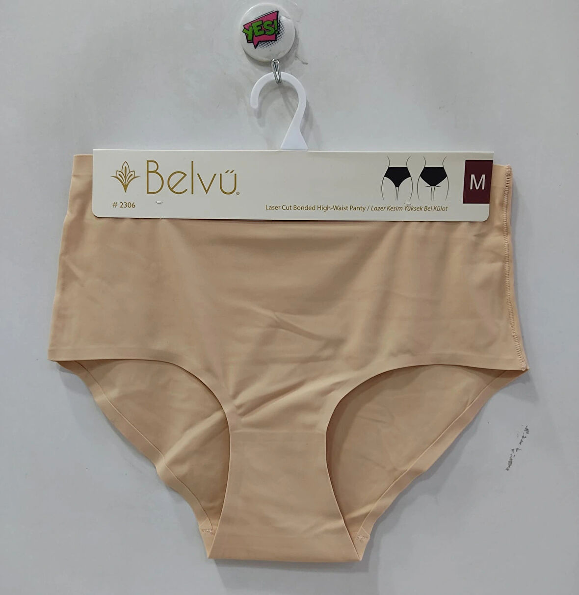 Belvü Kadın Yüksek Bel Lazer Kesim Ten Külot