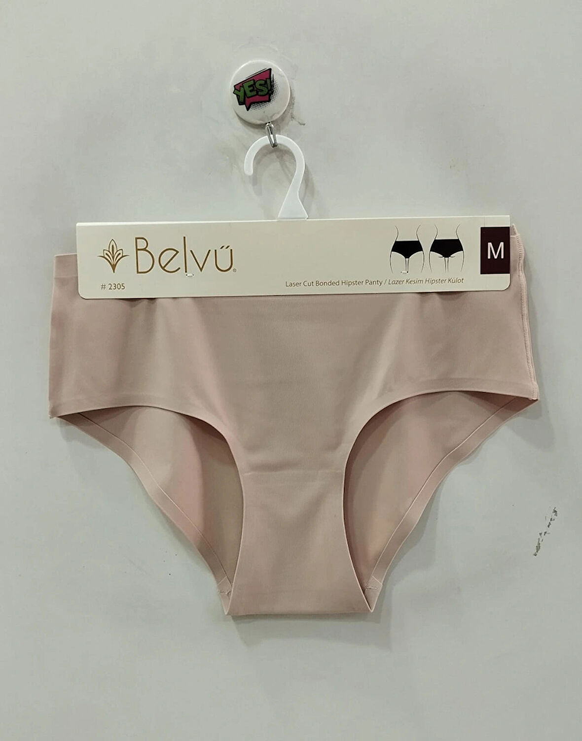 Belvü Kadın Lazer Kesim Hipster Açık Vizon Külot