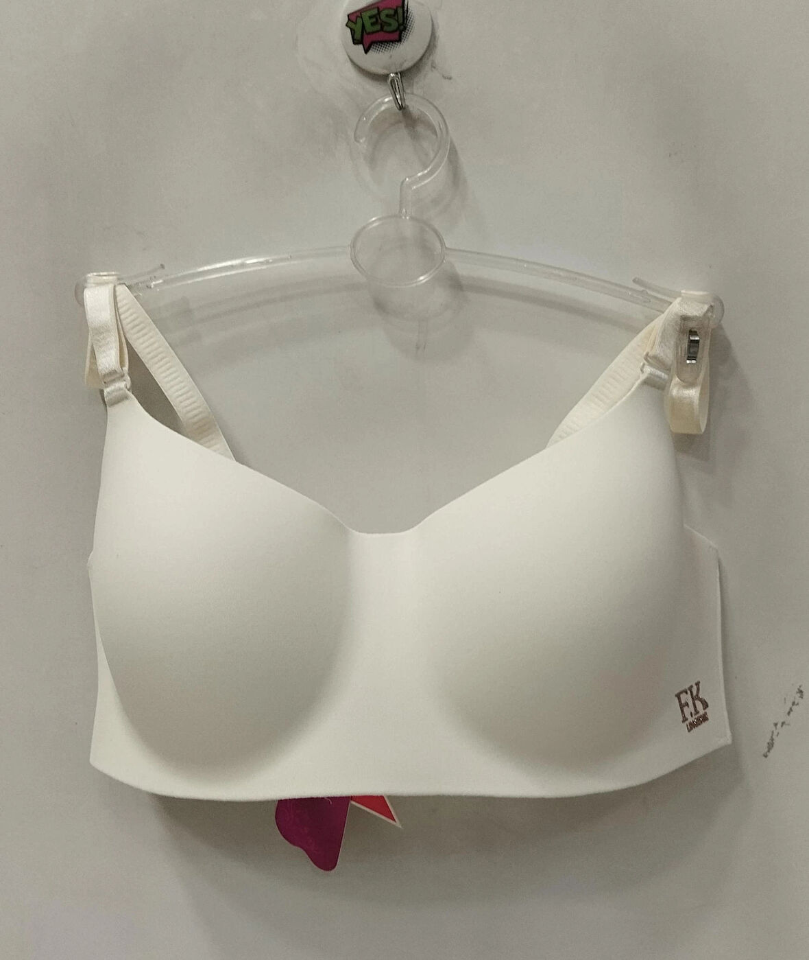 F.K Kadın Desteksiz ve Balensiz Yumuşak Ekru Sütyen