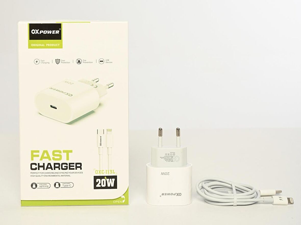 Oxpower Apple iPhone 12 Pro Uyumlu 20 W Şarj Aleti