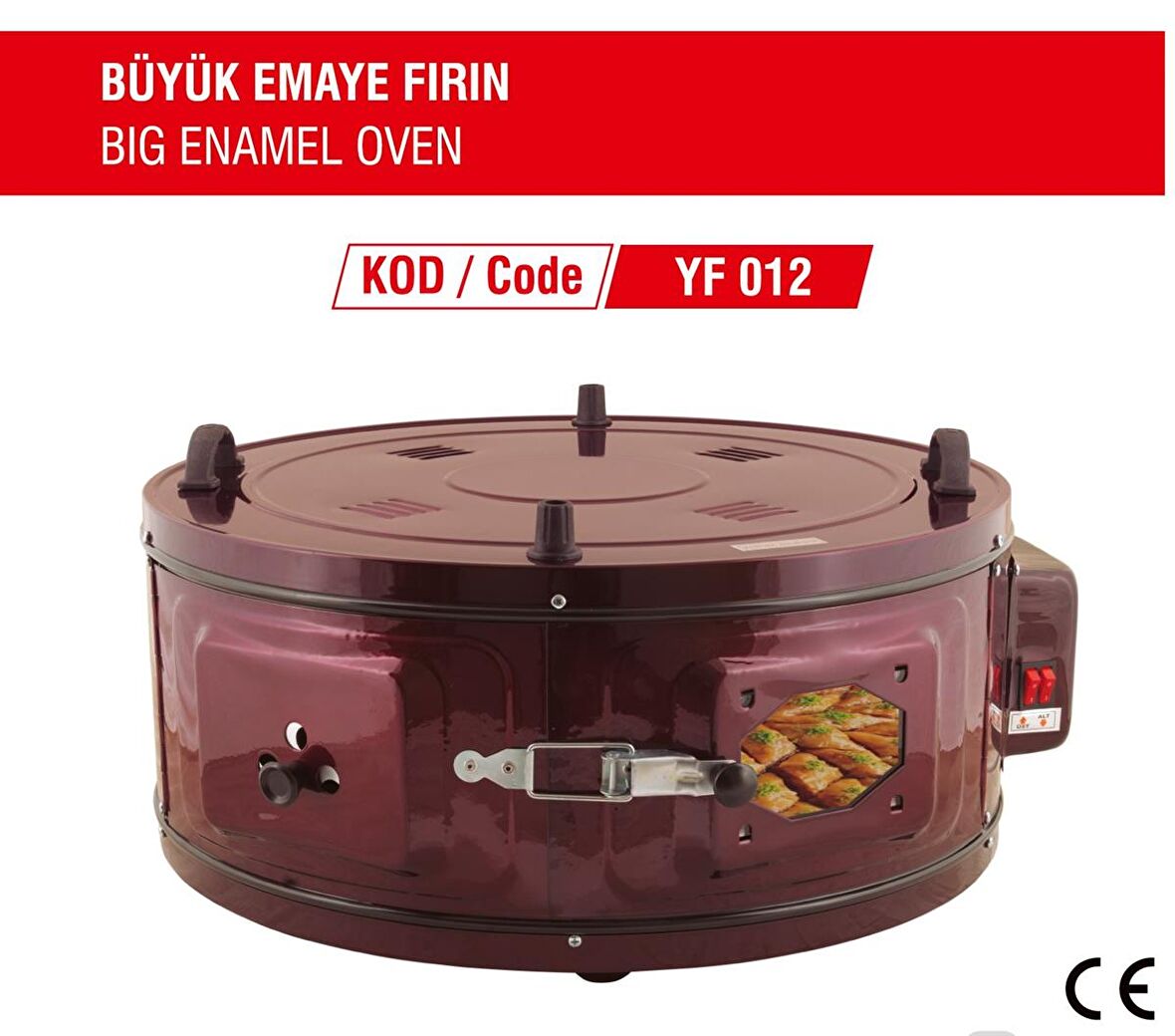GARANTİ DAVUL FIRIN BÜYÜK BOY TEK TEPSİLİ DAVUL FIRIN