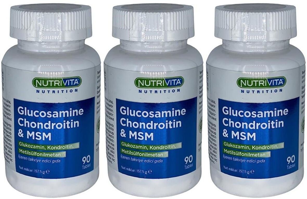 Glucosamine Chondroitin Msm 3x90 Tablet Glukozamin Kondroitin