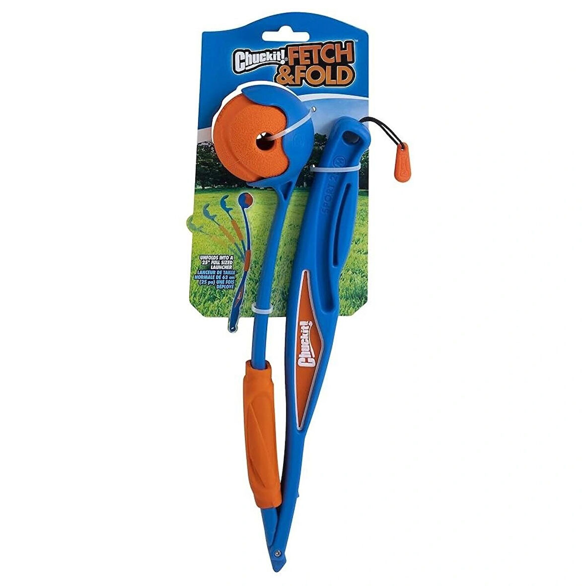 Chuckit Fetch Fold Katlanabilir Top Fırlatıcı + Whistler Top