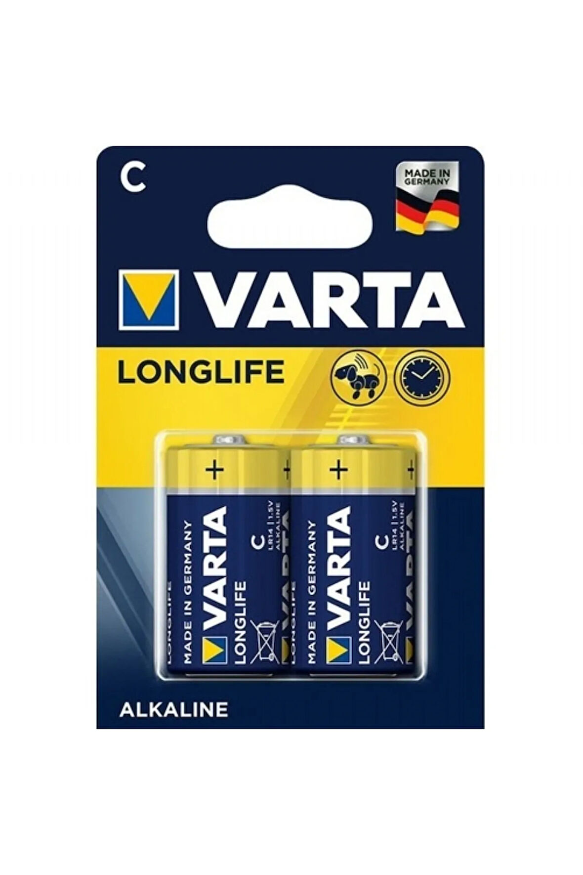 Longlife C Orta Pil 2'li