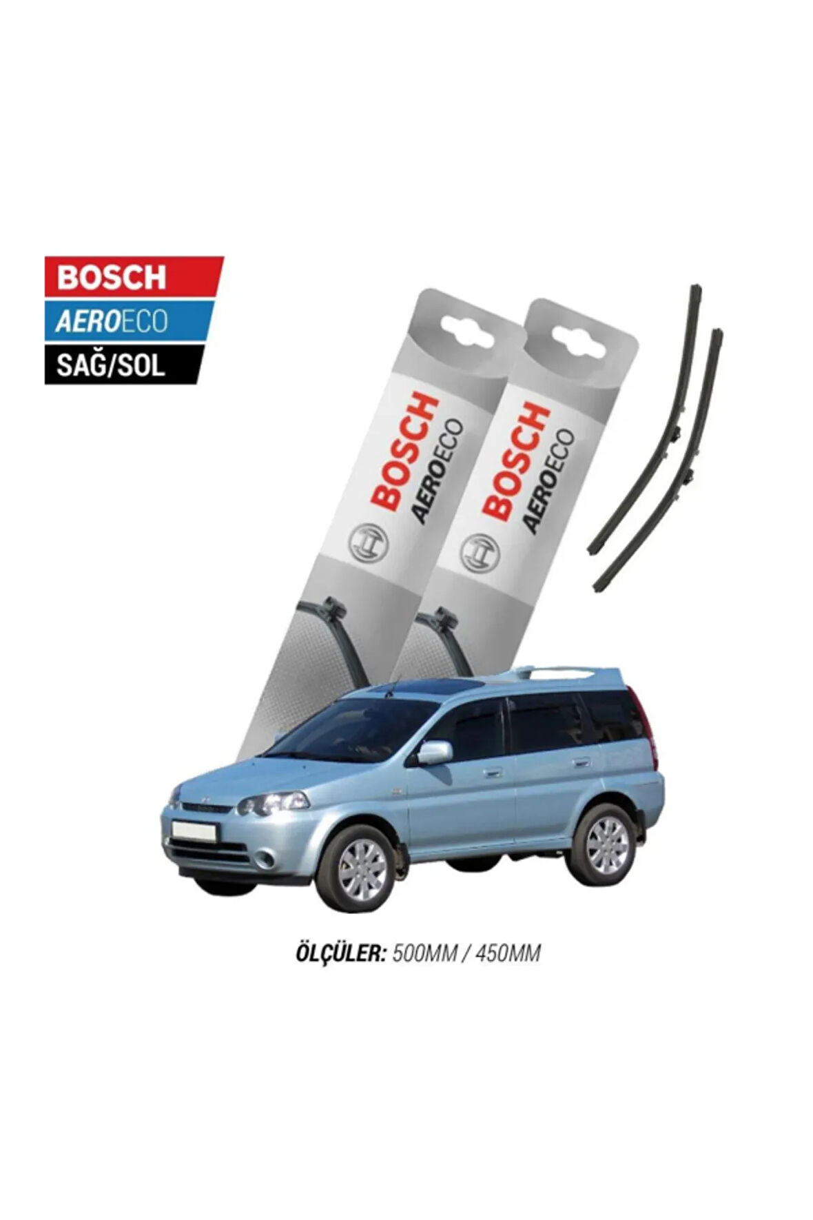Honda Hr-v 2004 Model Bosch Aeroeco Muz Silecek Takımı