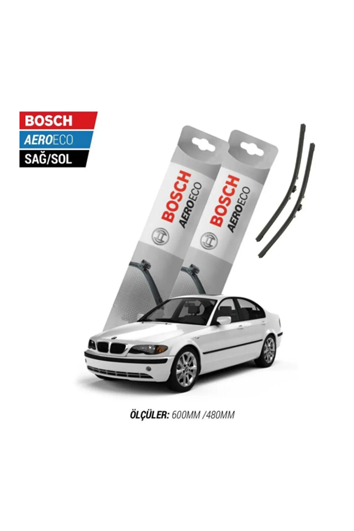 Bmw 3 Serisi E46 1998 Model Bosch Aeroeco Muz Silecek Takımı