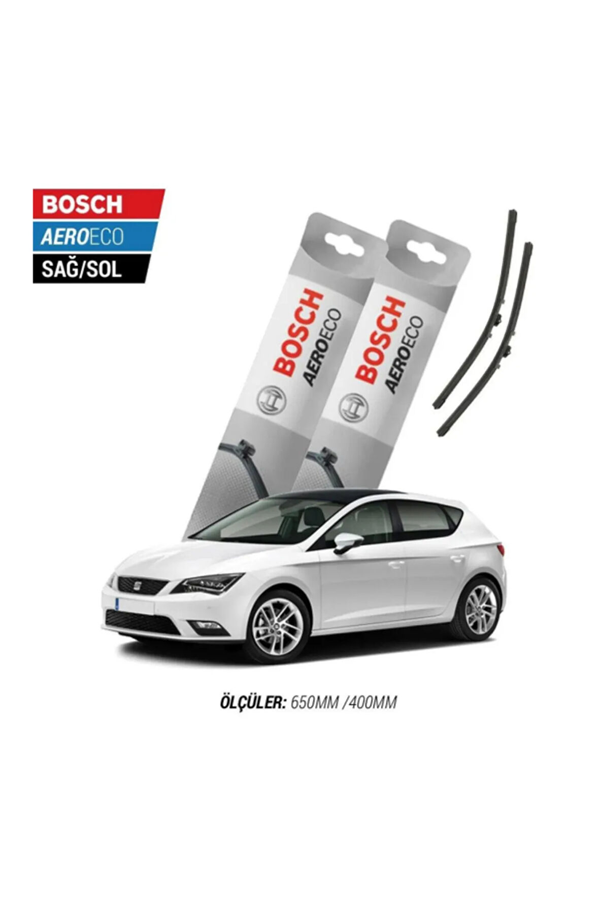 Seat Leon Mk3 2013 Model Bosch Aeroeco Muz Silecek Takımı
