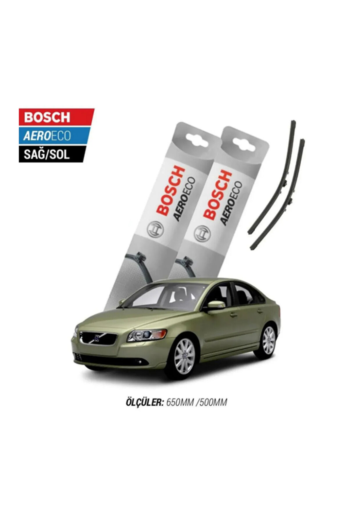 Volvo S40 2012 Model Bosch Aeroeco Muz Silecek Takımı