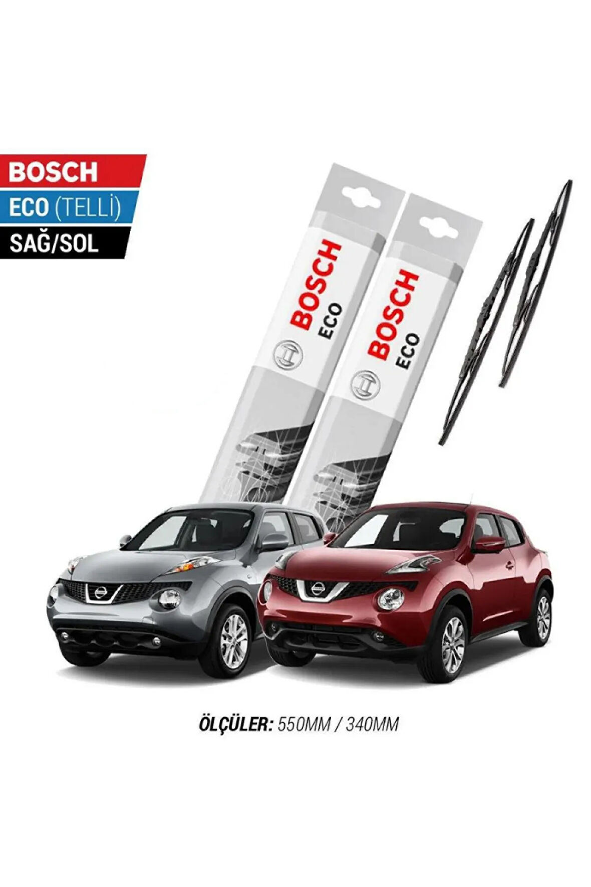 Nissan Juke 2015 Model Silecek Takımı Bosch Eco (telli)