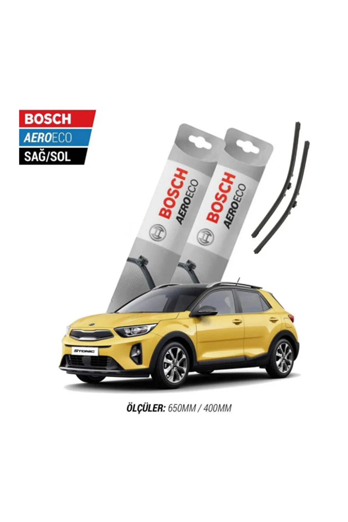 Kia Stonic 2019 Model Bosch Aeroeco Muz Silecek Takımı