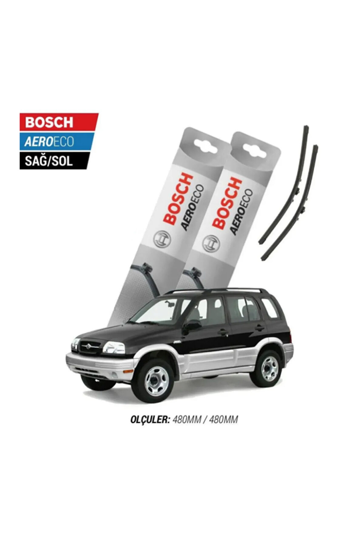 Suzuki Grand Vitara 2003 Model Bosch Aeroeco Muz Silecek Takımı