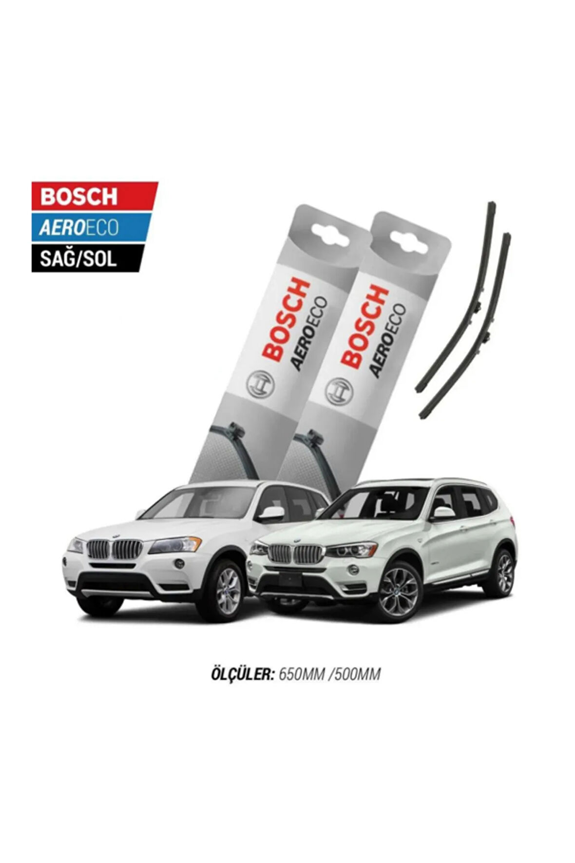 Bmw X3 F25 2013 Model Bosch Aeroeco Muz Silecek Takımı