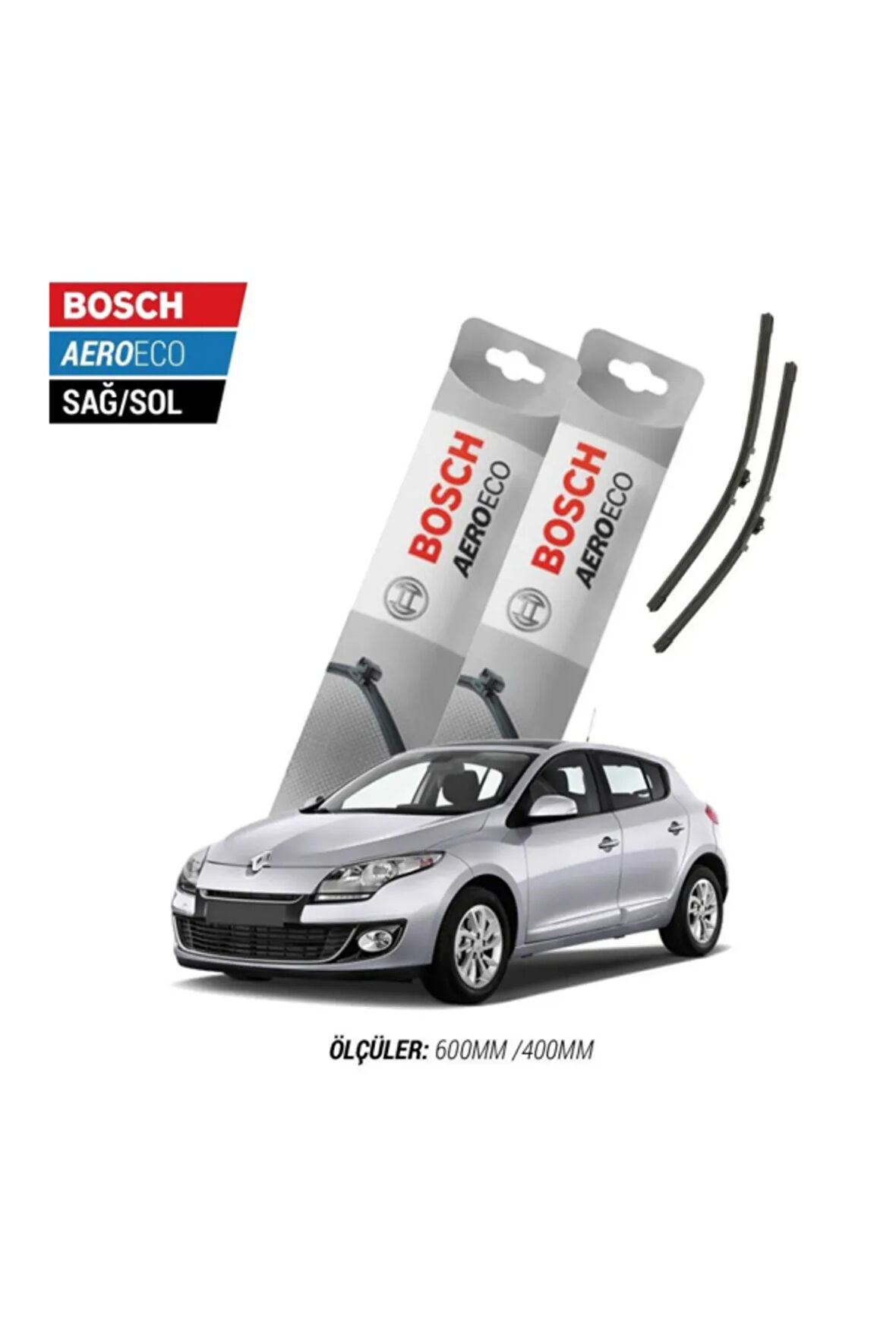 Renault Megane 3 2014 Model Bosch Aeroeco Muz Silecek Takımı