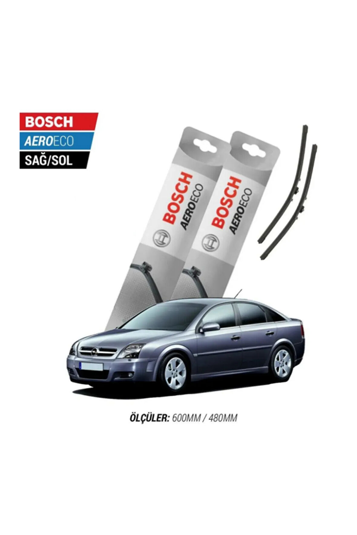Opel Vectra C 2005 Model Bosch Aeroeco Muz Silecek Takımı