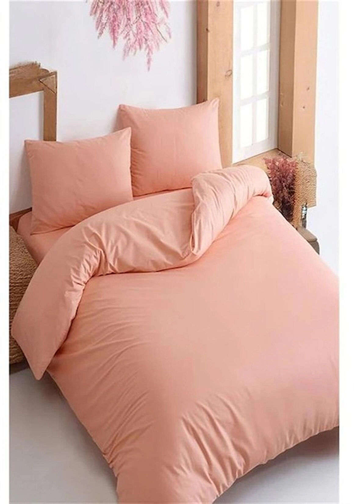 More Home Tek Kişilik Yorgan Kılıfı Nevresim Seti + Yastık KılıfıSomon