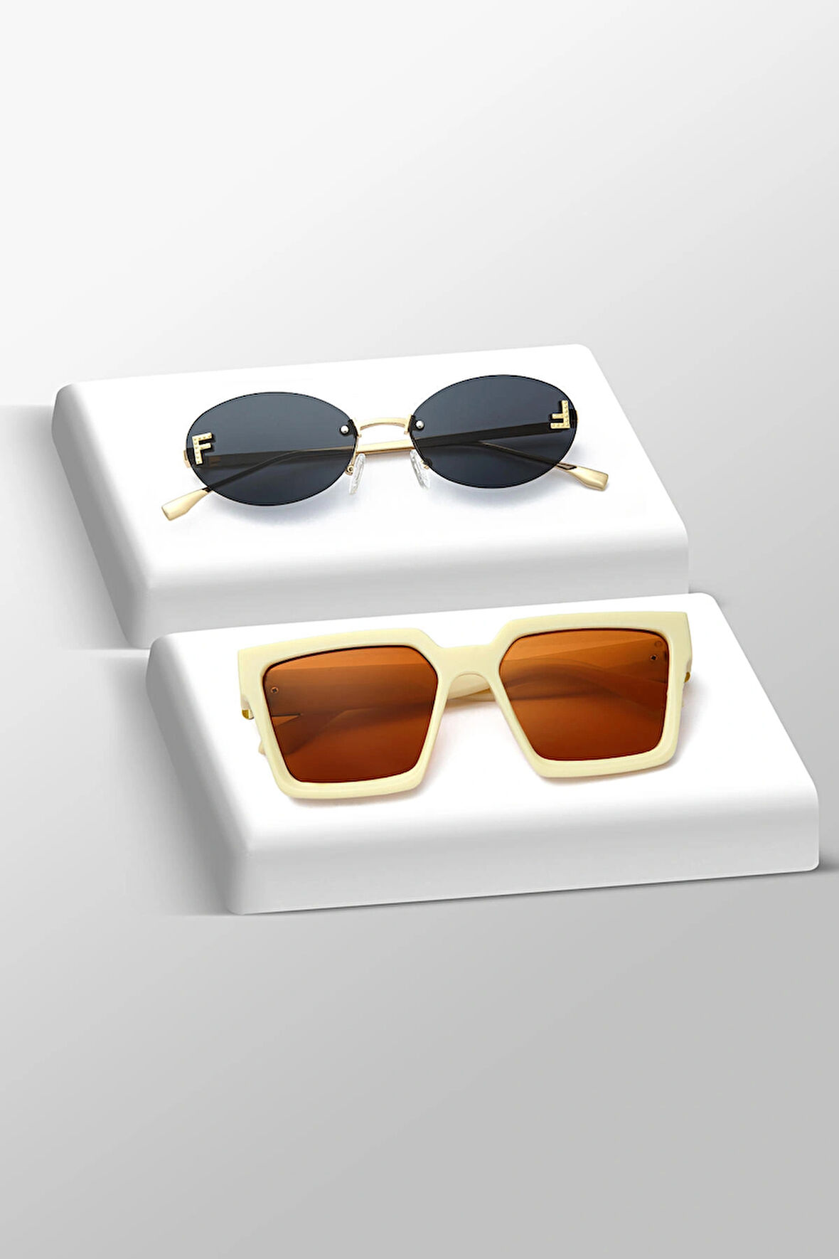 UNISEX GÜNEŞ GÖZLÜĞÜ 2'Lİ SET