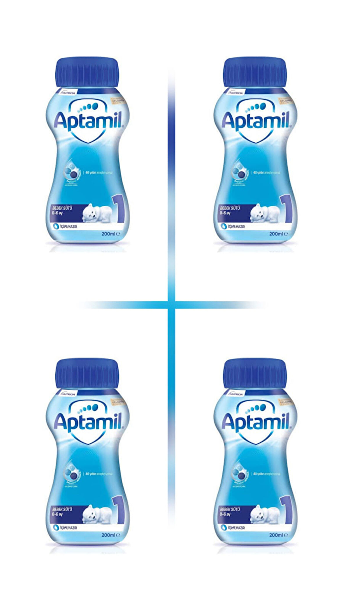 1 Bebek Sütü İçime Hazır (Sıvı) 200 ml 0-6 Ay 4  Adet