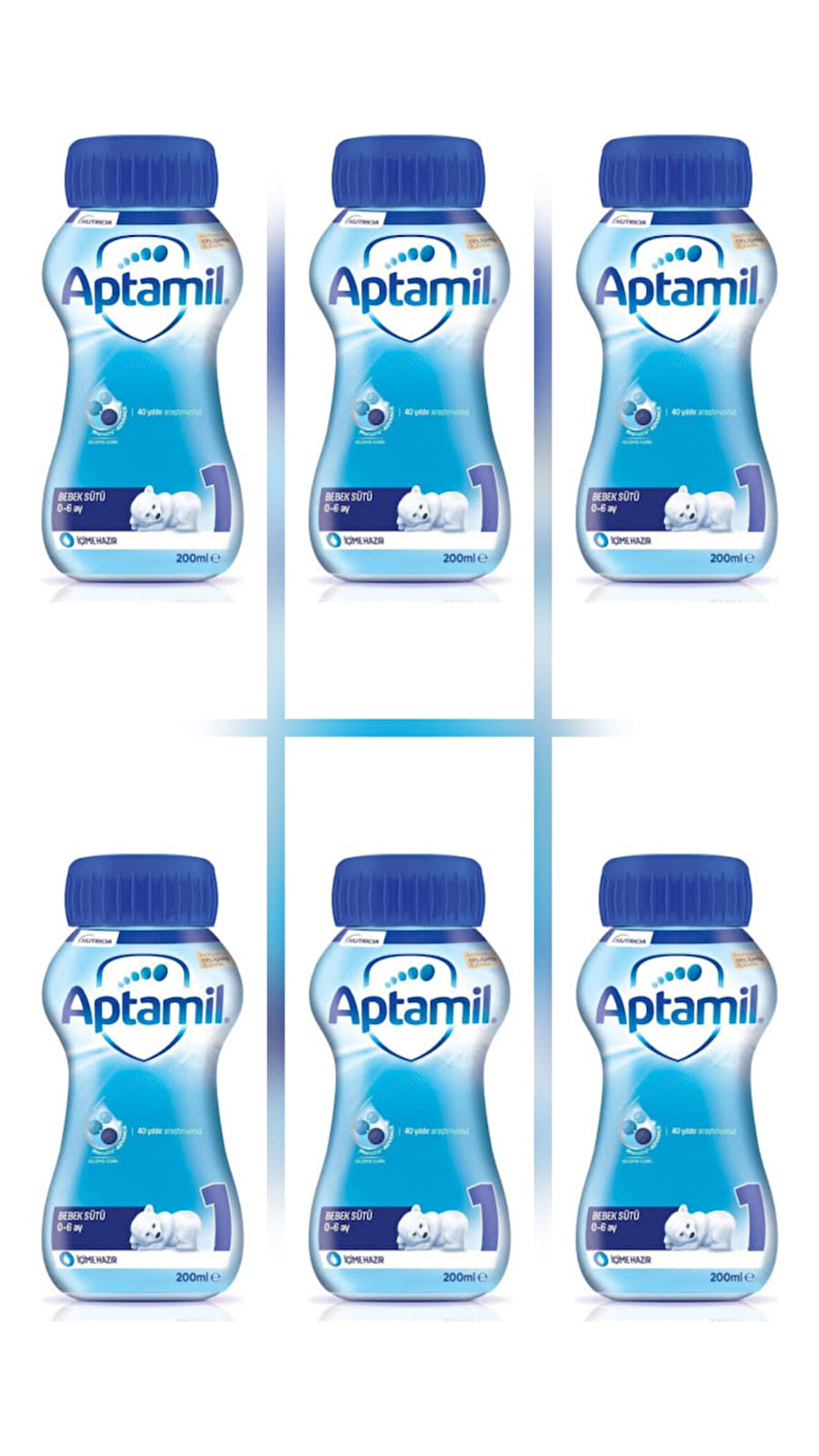 1 Bebek Sütü İçime Hazır (Sıvı) 200 ml 0-6 Ay 6  Adet