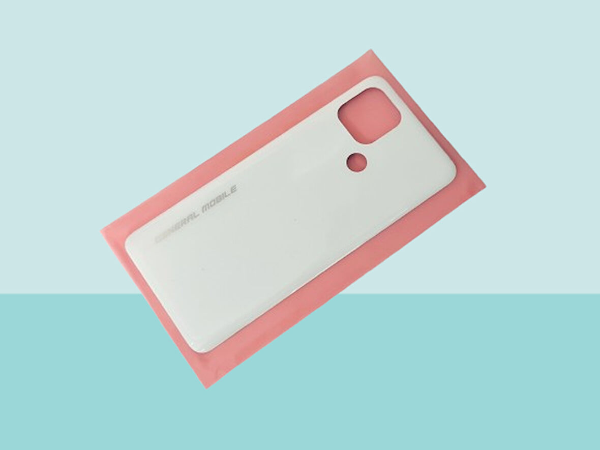 Tkgz - General Mobile GM 22 PLUS Arka Kapak Batarya Kapağı - BEYAZ