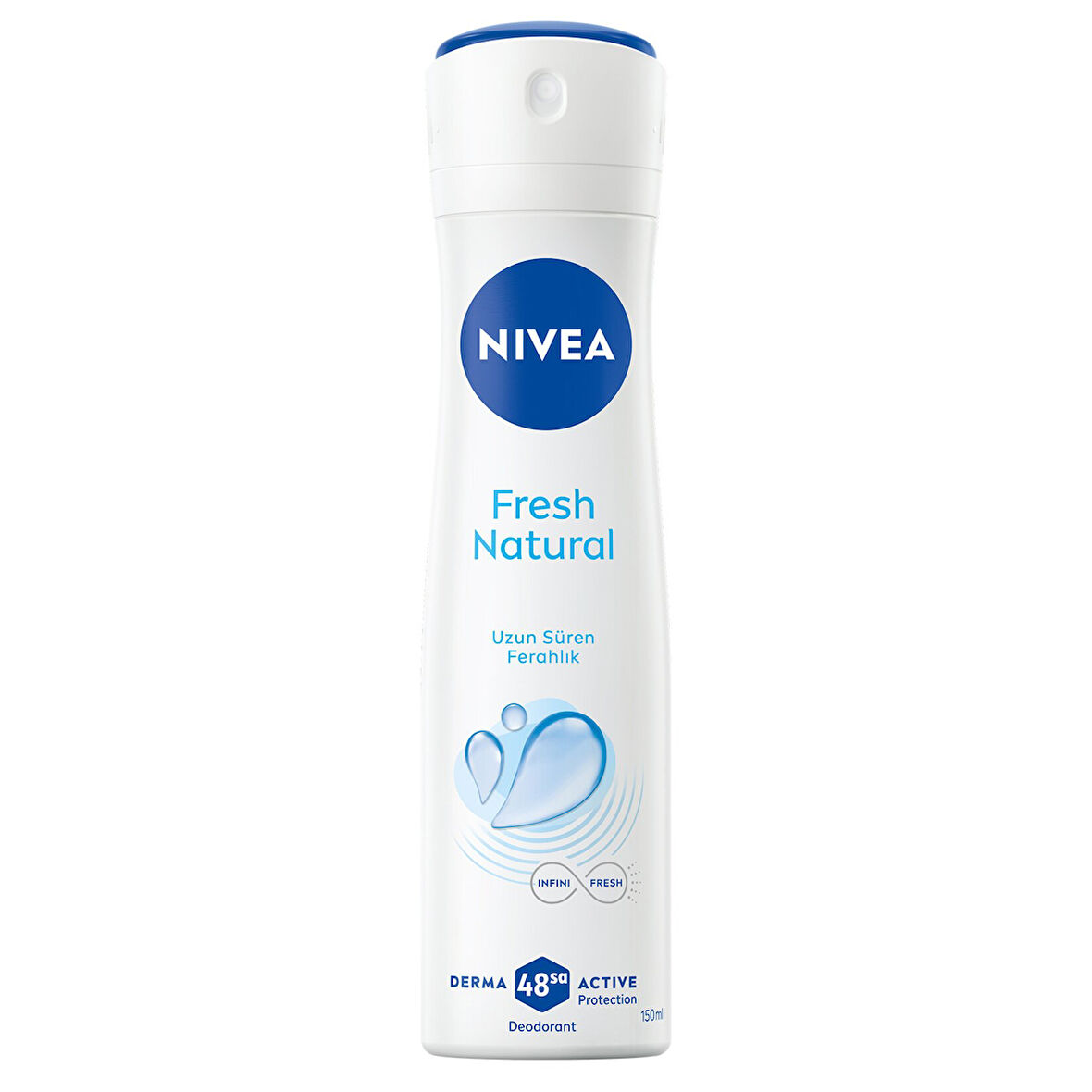 NIVEA Fresh Natural Sprey 150 ml X 2 ADET