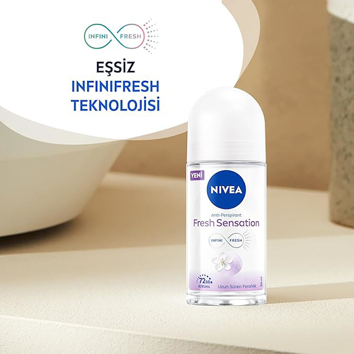 NIVEA Fresh Sensation Roll-on 50 ml X 3 ADET