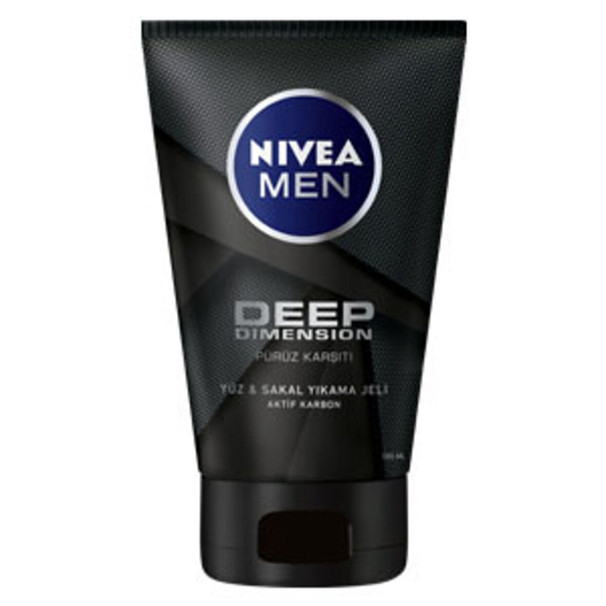 NIVEA MEN Deep Dimension Yüz ve Sakal Yıkama Jeli  100ml X 5 ADET