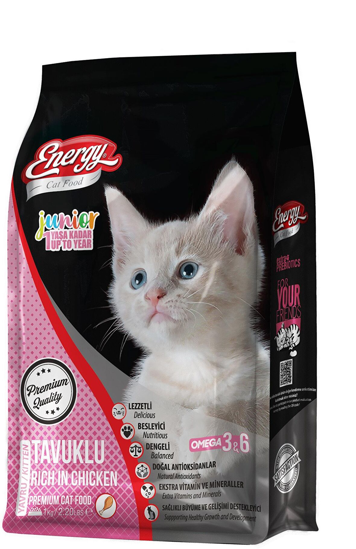 Pet Food Energy CAT FOOD ENERGY® Tavuklu Yavru Kedi Maması-1 Kilogram