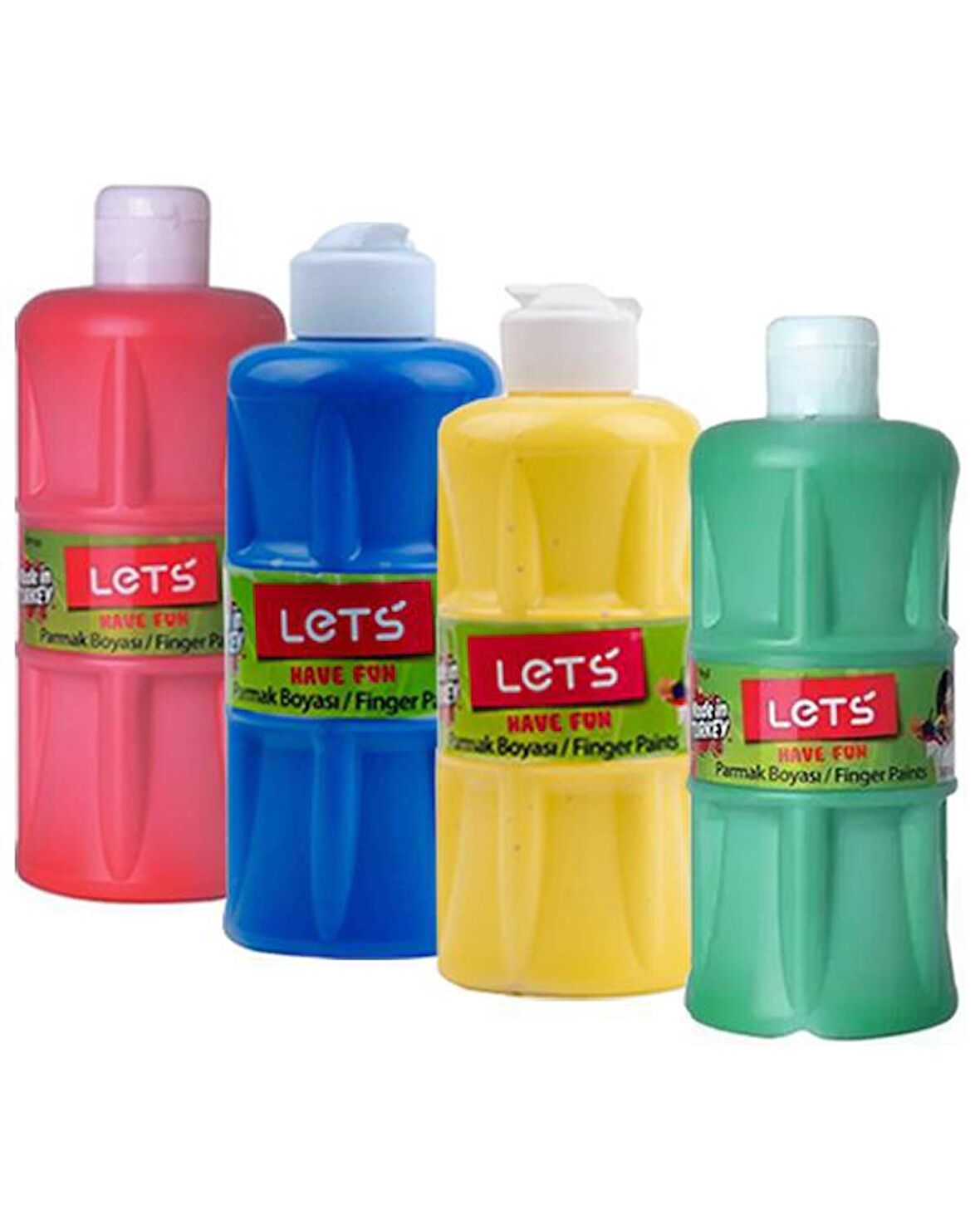 Lets Parmak Boyası 500ml 4lü Set 2