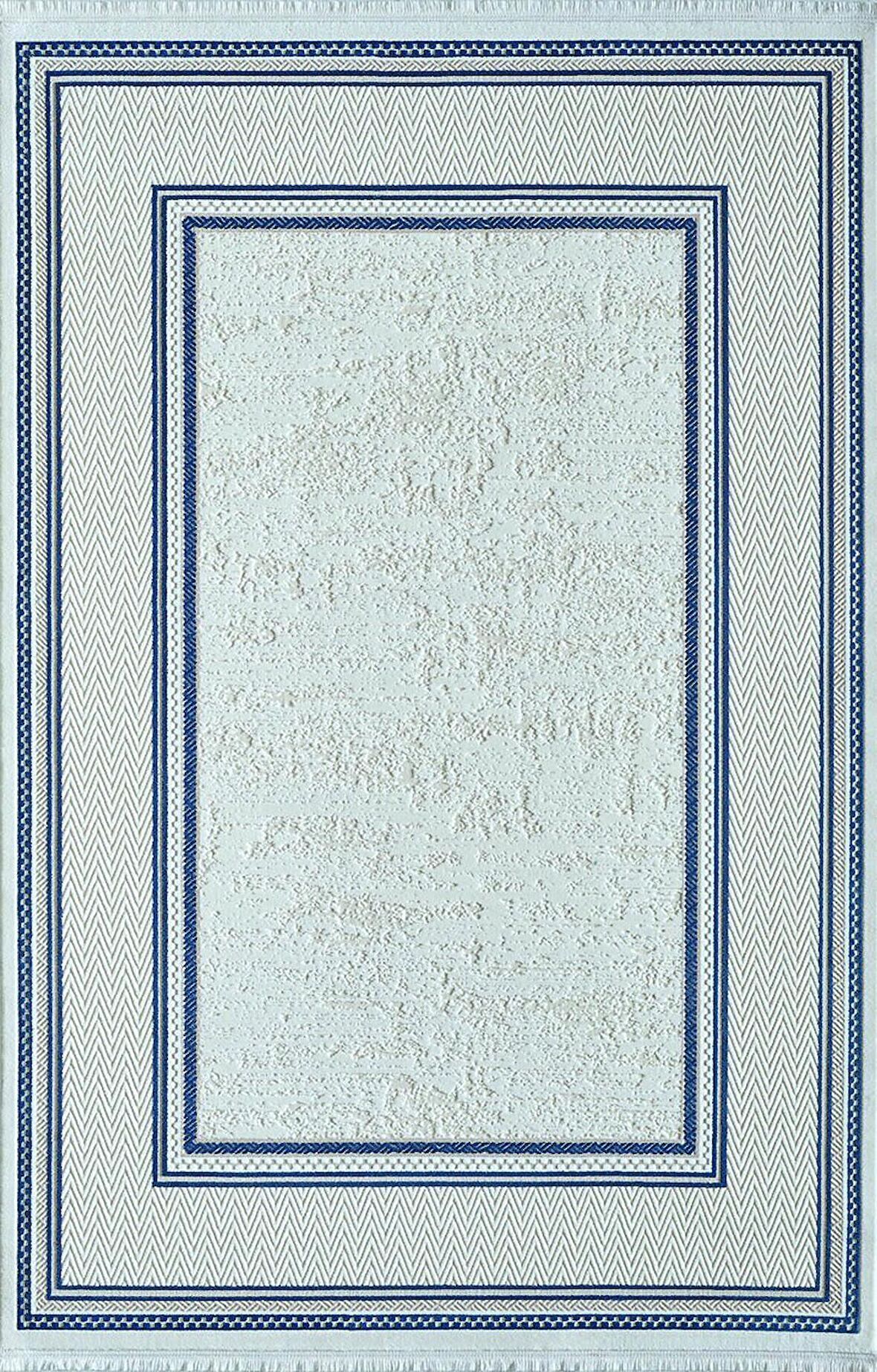 Artemis Murano 09165E Bej Lacivert Halı