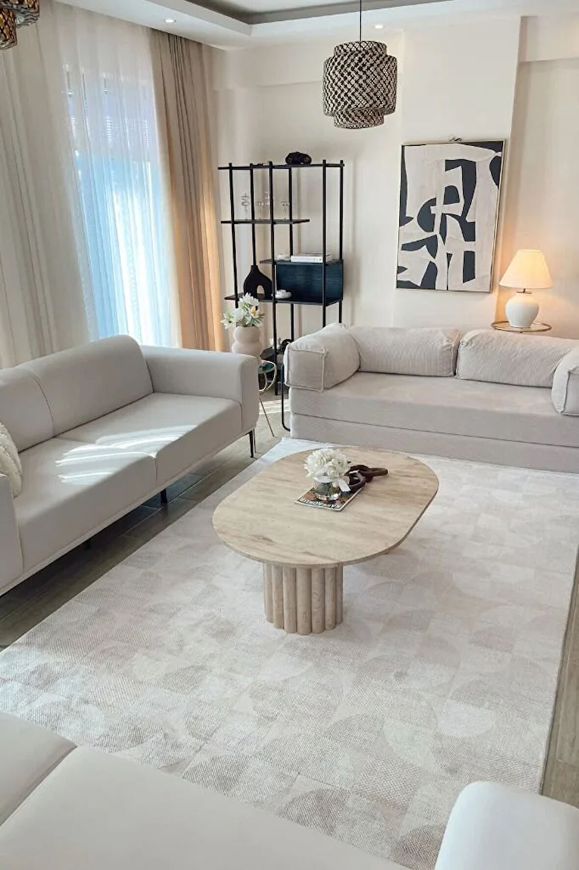 Apex Halı Truva Akrilik Halı Koleksiyonu 6622 Bej