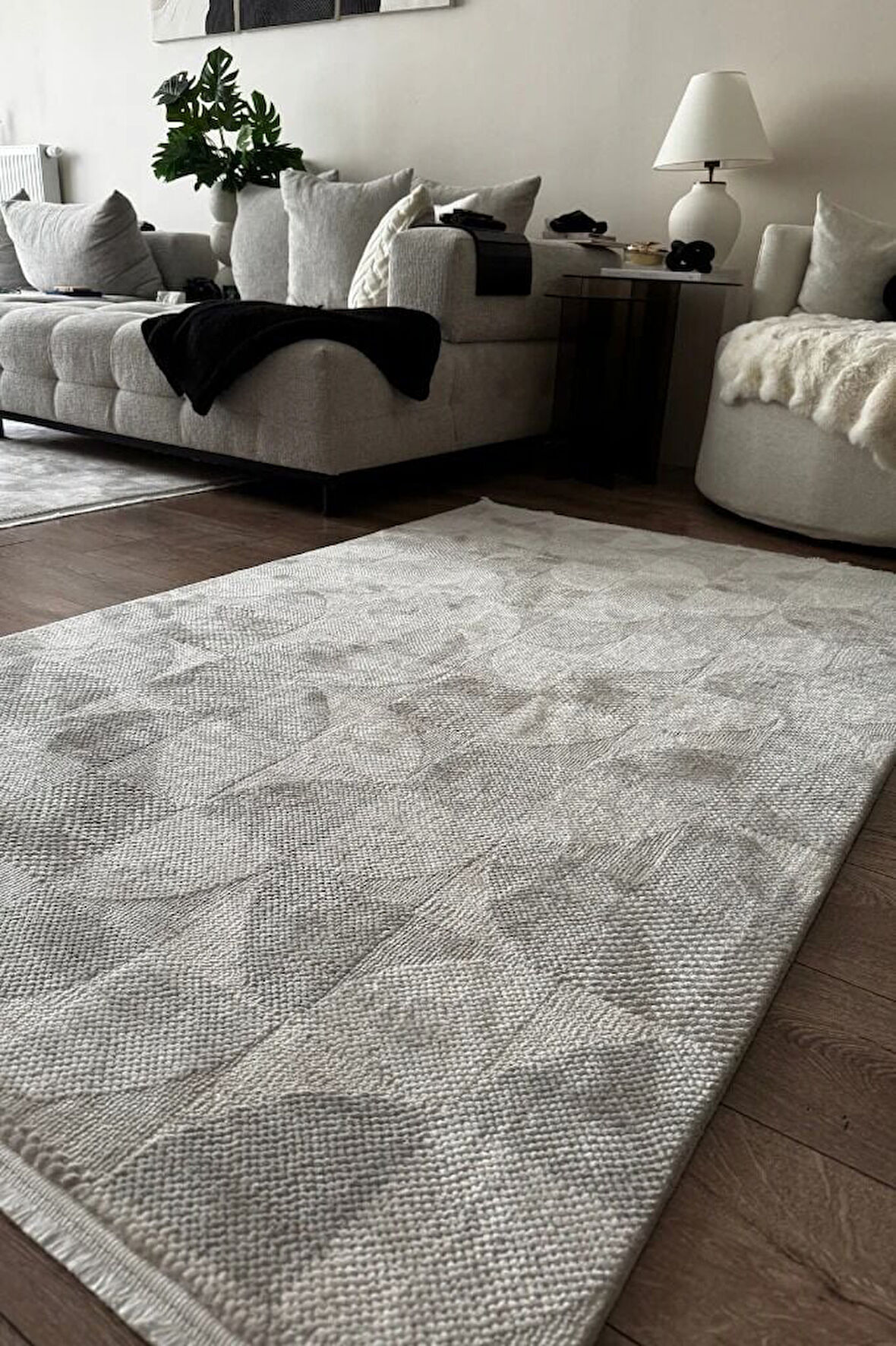 Apex Halı Truva Akrilik Halı Koleksiyonu 6621 Gri