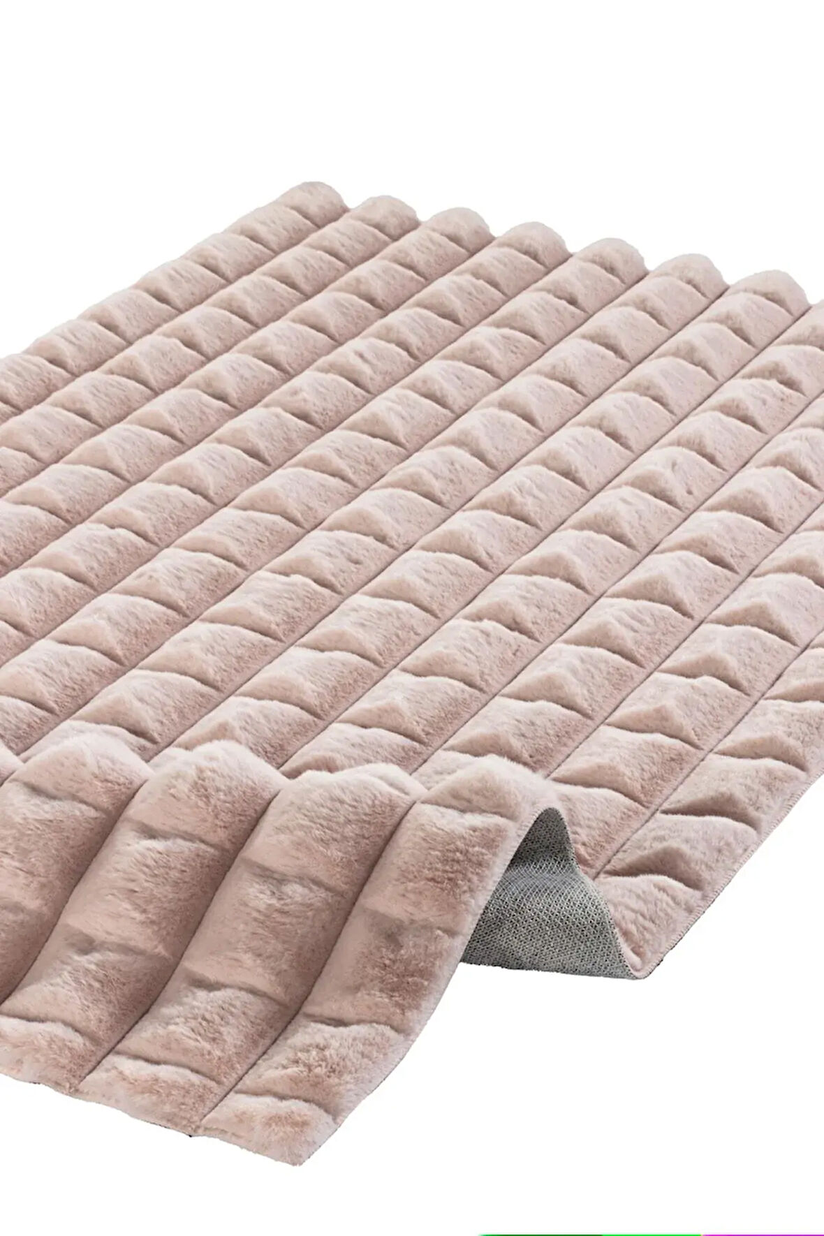 Apex Halı Diamante Peluş Halı 7004 Pudra