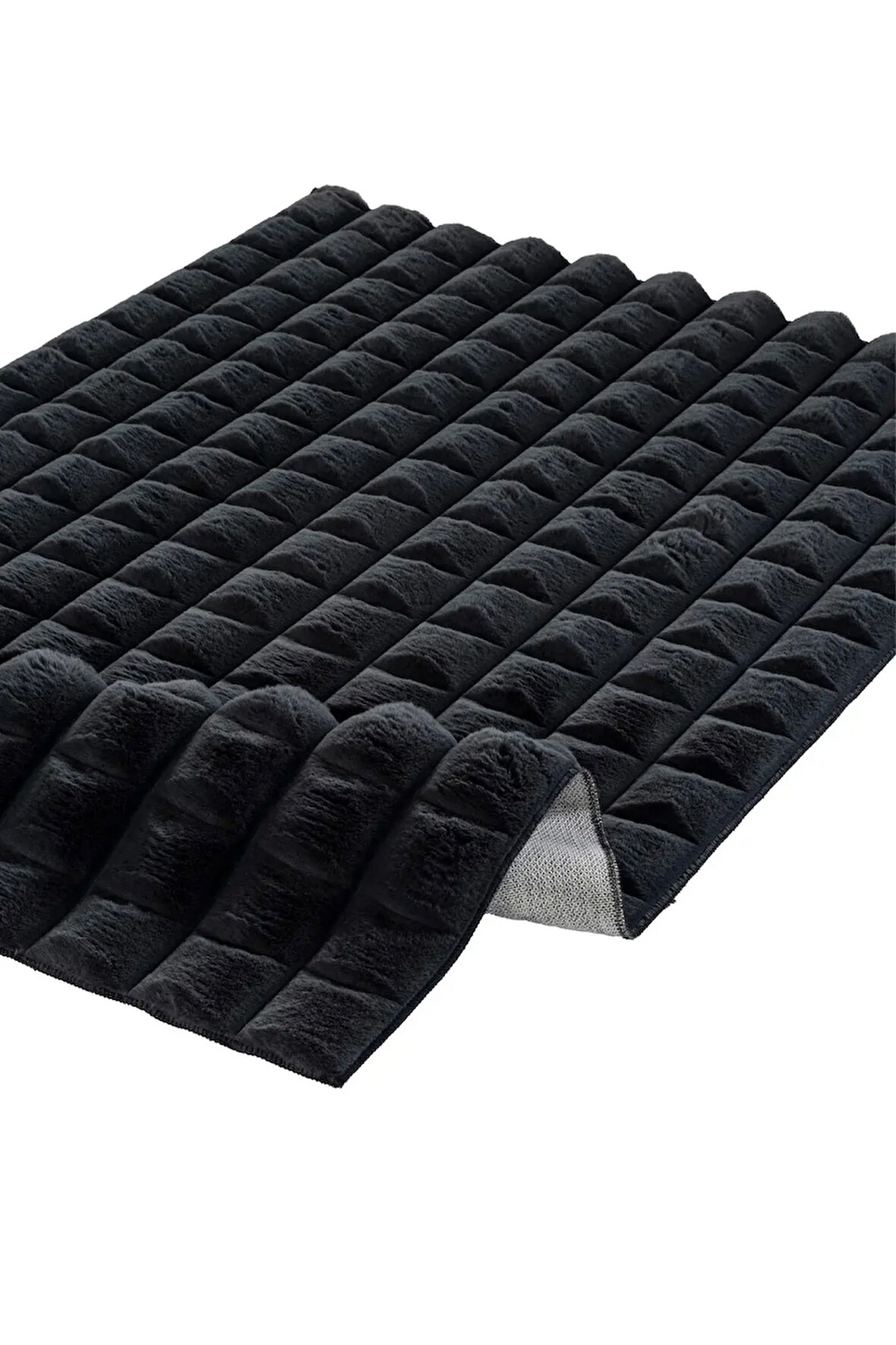 Apex Halı Diamante Peluş Halı 7006 Antrasit