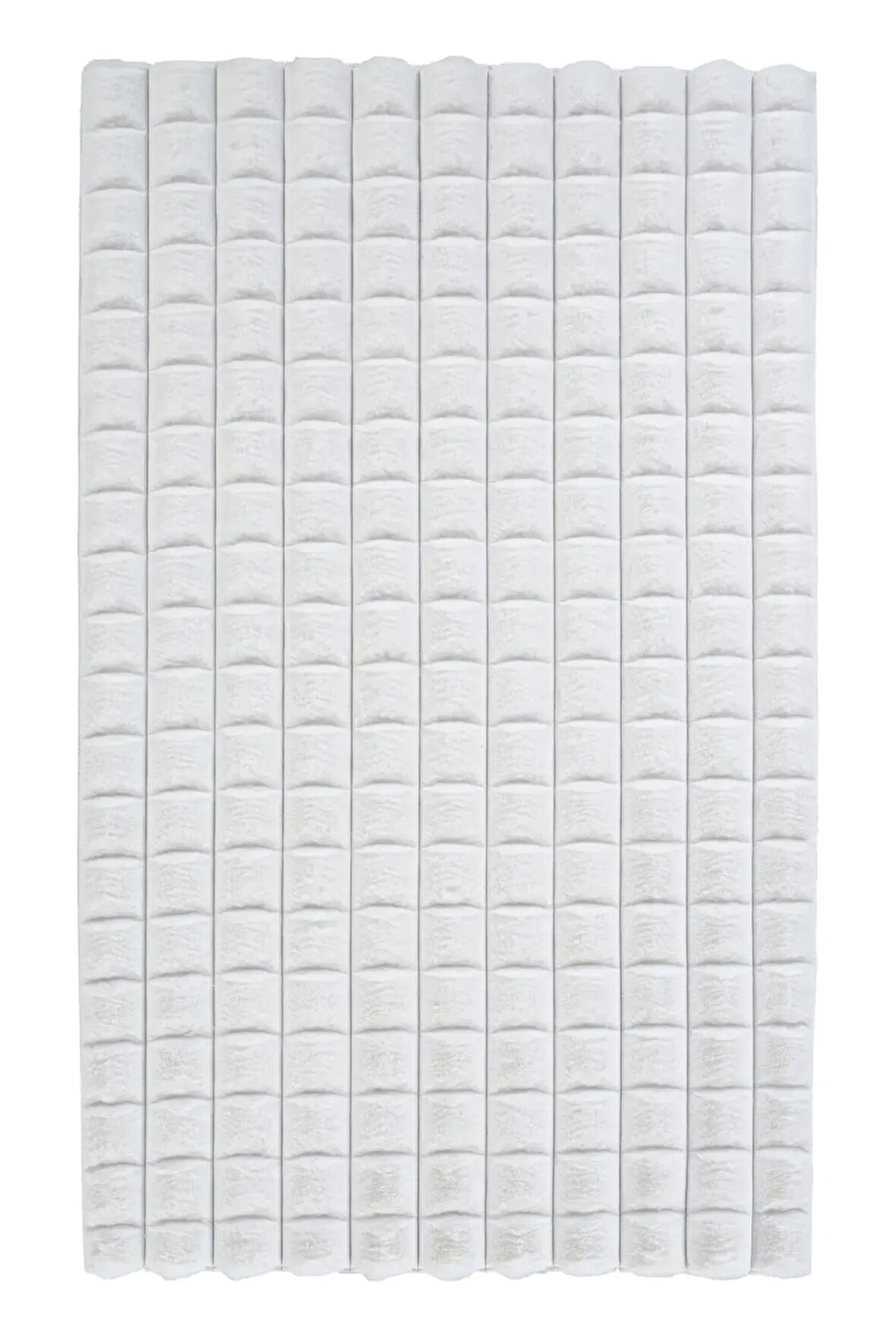 Apex Halı Diamante Peluş Halı 7001 Beyaz