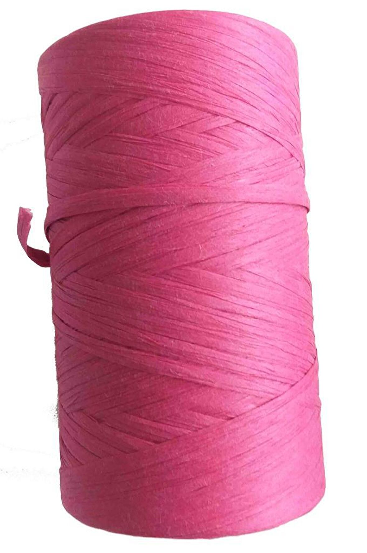 Fuşya renk rafya ip